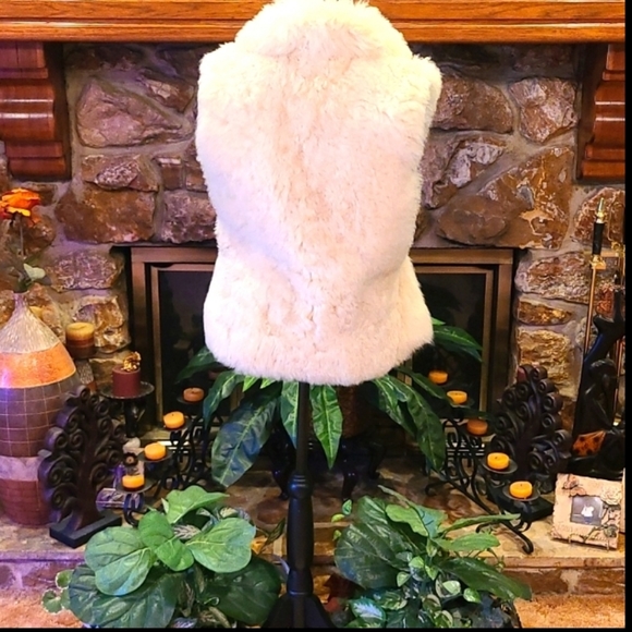 Ueilam Vintage Peruvian Alpaca Fur Sleeveless Jacket Vest Size Medium - Picture 4 of 16